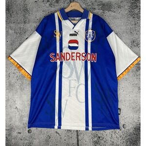 SHEFFIELD WEDNESDAY 1995/1997 SOCCER FOOTBALL SHIRT PUMA VINTAGE JERSEY Size XL